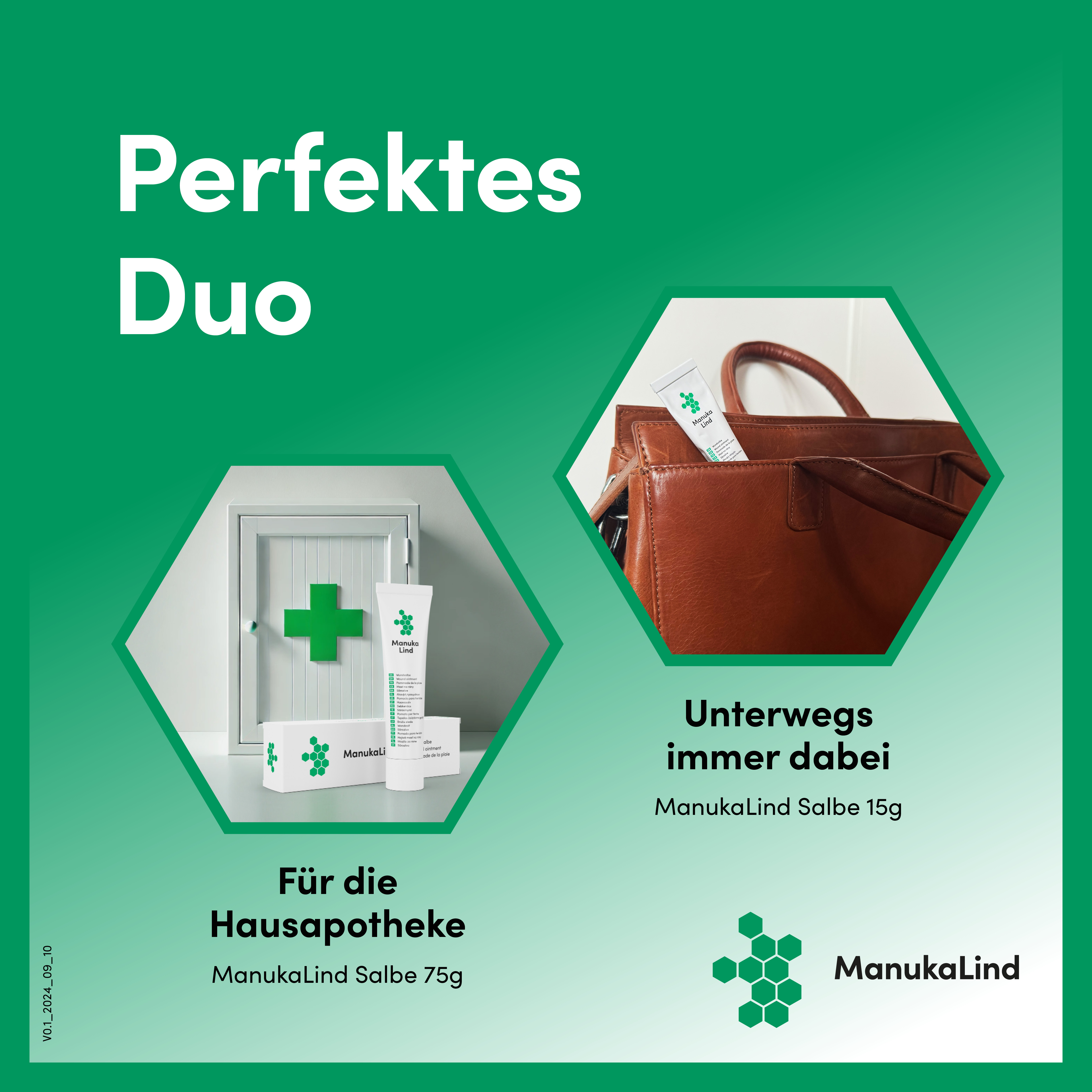 ManukaLind Wundheilsalbe 15 g  + 75 g im Set